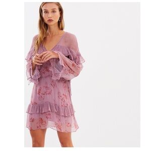 Stevie May Wild Rose Long Sleeve Mini Dress